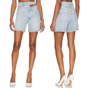 AGOLDE Broken Waistband Denim Shorts Women’s Size 24 Attempt High Rise